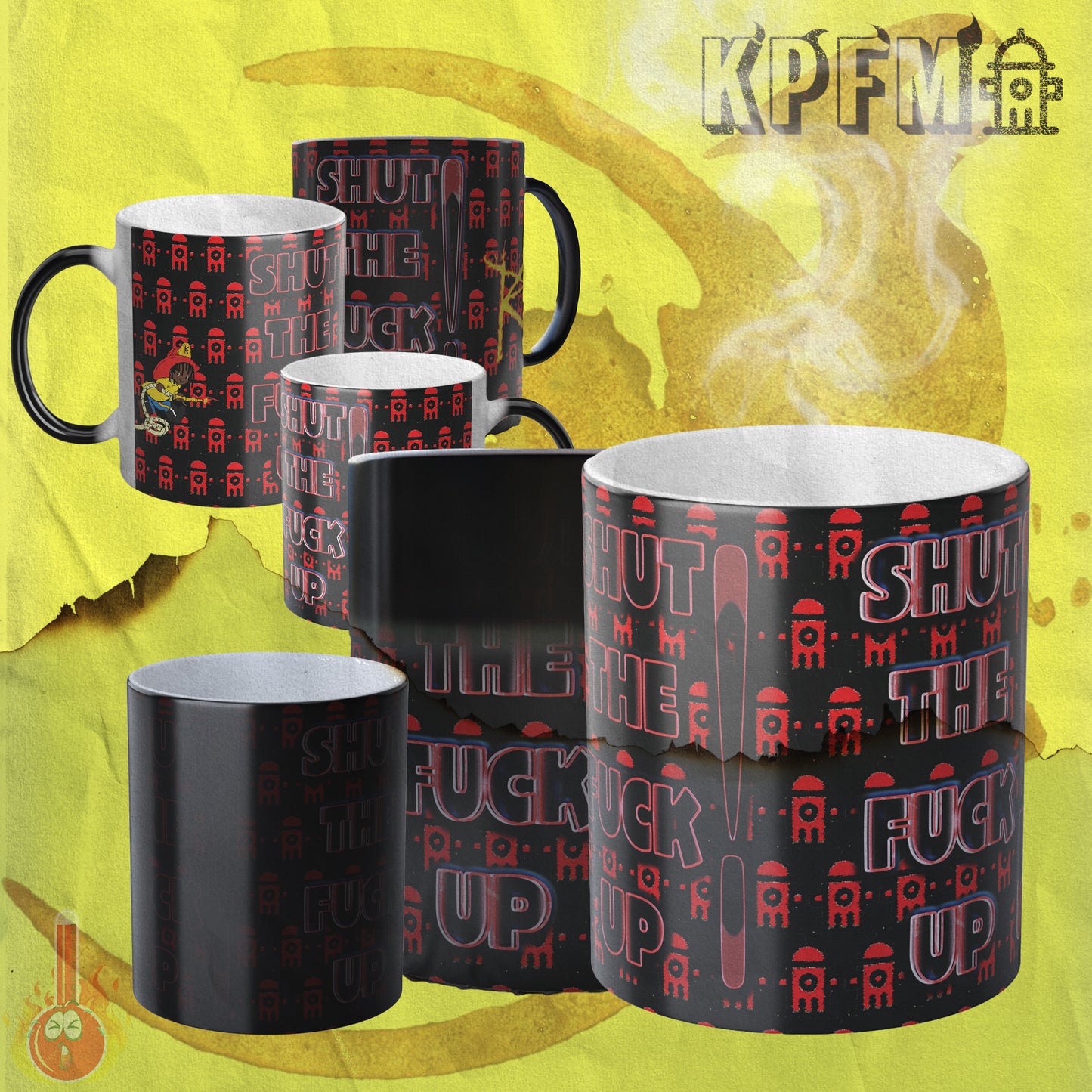 KPFM: SHUT THE F*** UP - COLOR MORPHING COFFEE MUG