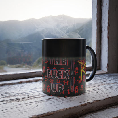 KPFM: SHUT THE F*** UP - COLOR MORPHING COFFEE MUG