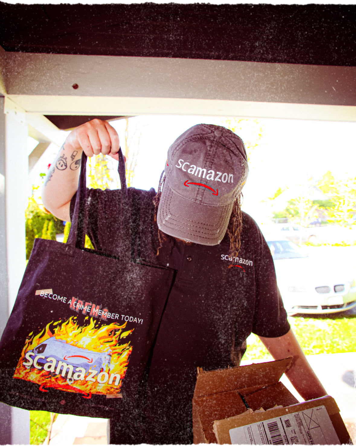 SCAMAZON DELIVERIES HAT